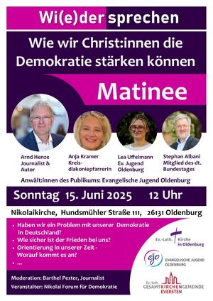 Matinee mit Arnd Henze am 15.6.2025