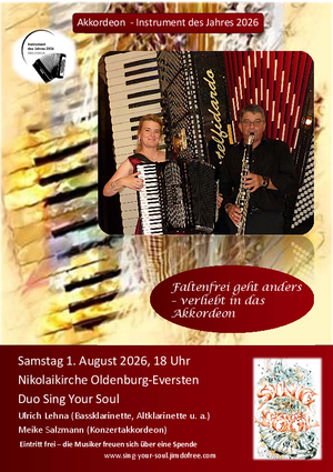 Sing your Soul am 1.August in der Nikolaigemeinde