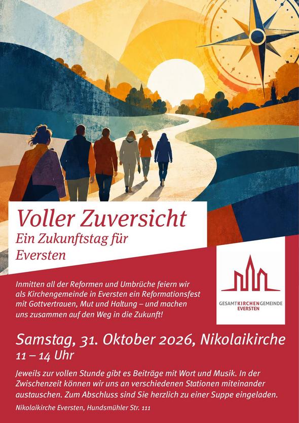 Reformationsfest 2026 in der Nikolaigemeinde von 11 bis 14 Uhr