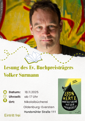 Lesung von Volker Surmann am 18.11.2025